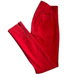 Gap Khakis Maternity Scarlet Red Orange Pants by Gap Skinny Stretchy Size 2